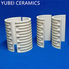 99% Alumina Electrical Insulating Threaded Ceramic Tube Half Round