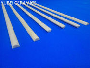 Semicircular 99% Aluminum Oxide Ceramic Rod With High Chemical Resistance